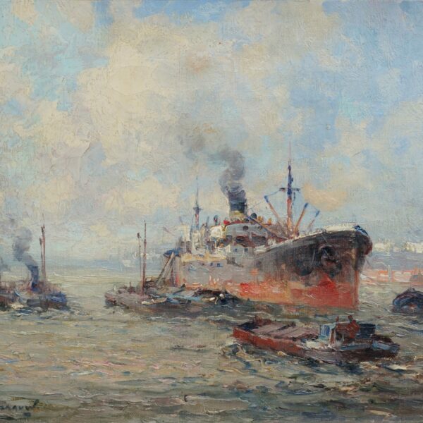 Harbor view, G. J. Delfgaauw