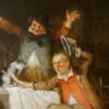F. Melzer (1808 - 1865), 'Tavern scene with cat' - Afbeelding 3