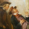F. Melzer (1808 - 1865), 'Tavern scene with cat' - Afbeelding 7