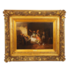 F. Melzer (1808 - 1865), 'Taverne met kat'.