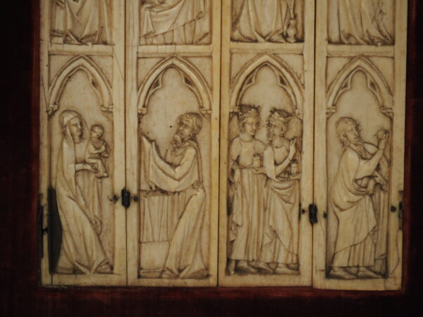 Ivory polyptych, 14th century - Image 3