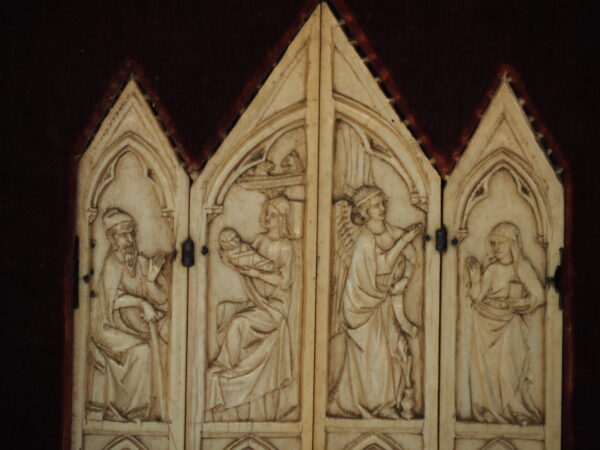 Ivory polyptych, 14th century - Image 4