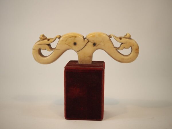 Ivory Crozier Top – Tau Cross, 17th Century or Earlier - Antique from Dullaert Antiques