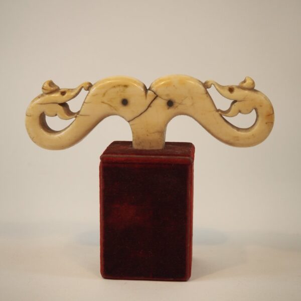 Ivory Crozier Top – Tau Cross, 17th Century or Earlier - Antique from Dullaert Antiques
