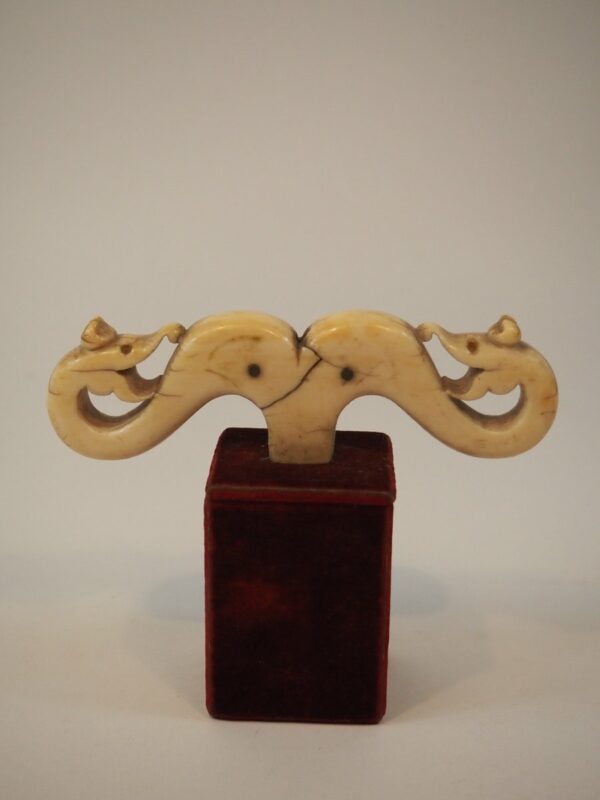 Ivory Crozier Top – Tau Cross, 17th Century or Earlier - Antique from Dullaert Antiques