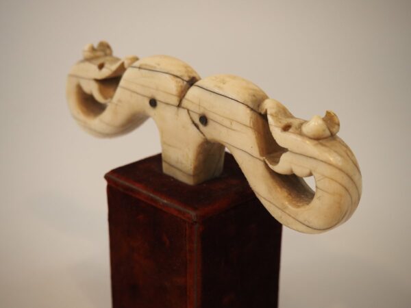 Ivory Crozier Top – Tau Cross, 17th Century or Earlier - Antique from Dullaert Antiques