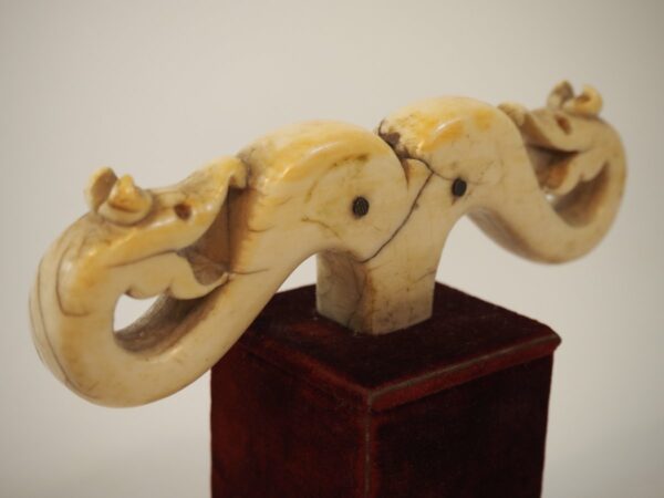 Ivory Crozier Top – Tau Cross, 17th Century or Earlier - Antique from Dullaert Antiques