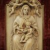Ivory relief coronation of mary - Antique from Dullaert Antiques