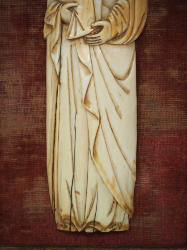 Ivory relief Mary and Child - Antique from Dullaert Antiques