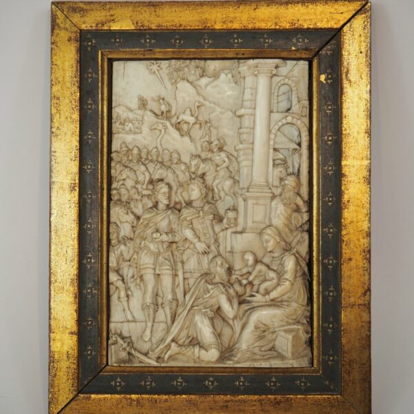 Ivory relief the Adoration of the Three Kings - Antique from Dullaert Antiques