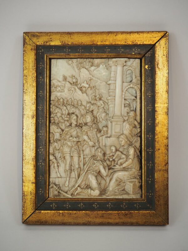 Ivory relief the Adoration of the Three Kings - Antique from Dullaert Antiques