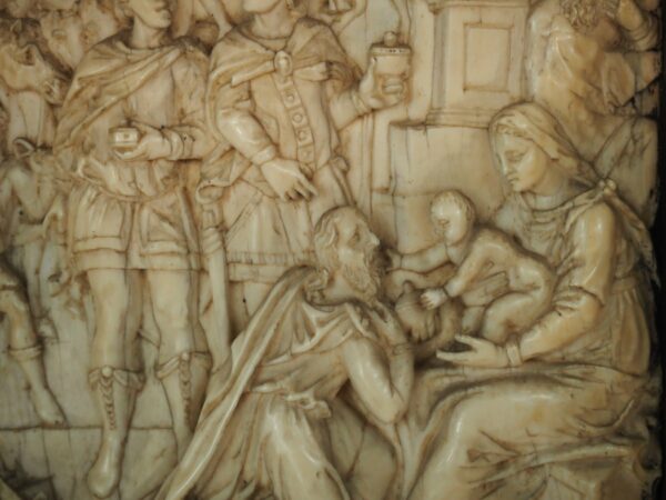 Ivory relief the Adoration of the Three Kings - Antique from Dullaert Antiques