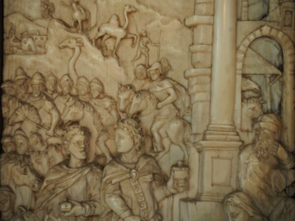 Ivory relief the Adoration of the Three Kings - Antique from Dullaert Antiques