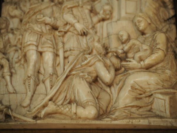 Ivory relief the Adoration of the Three Kings - Antique from Dullaert Antiques