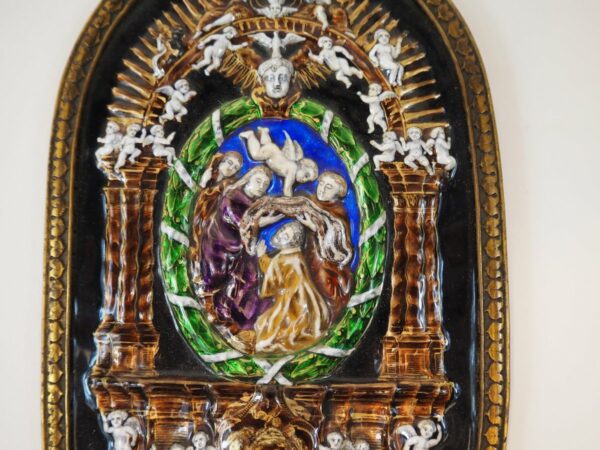Limoges Holy water font, 19th century - Antique from Dullaert Antiques