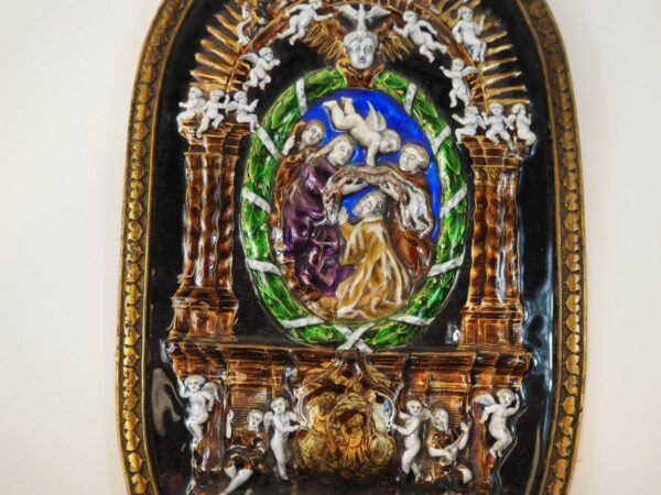 Limoges Holy water font, 19th century - Antique from Dullaert Antiques