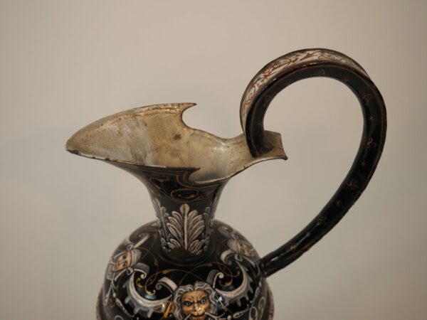 Limoges Jug with grisaille decoration - Antique from Dullaert Antiques