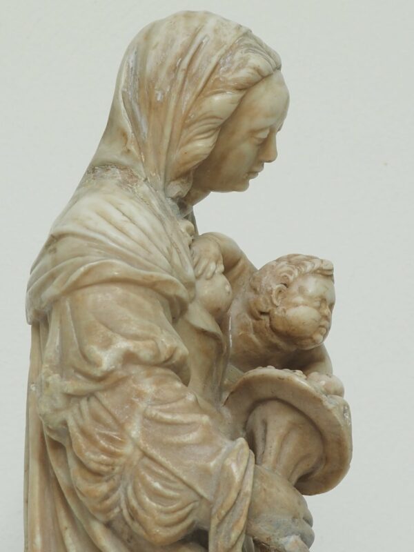 Madonna with Child and cornucopia - Antique from Dullaert Antiques