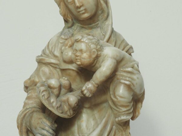 Madonna with Child and cornucopia - Antique from Dullaert Antiques