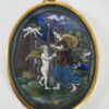 oval enamel plaque, 19th century - Antique from Dullaert Antiques