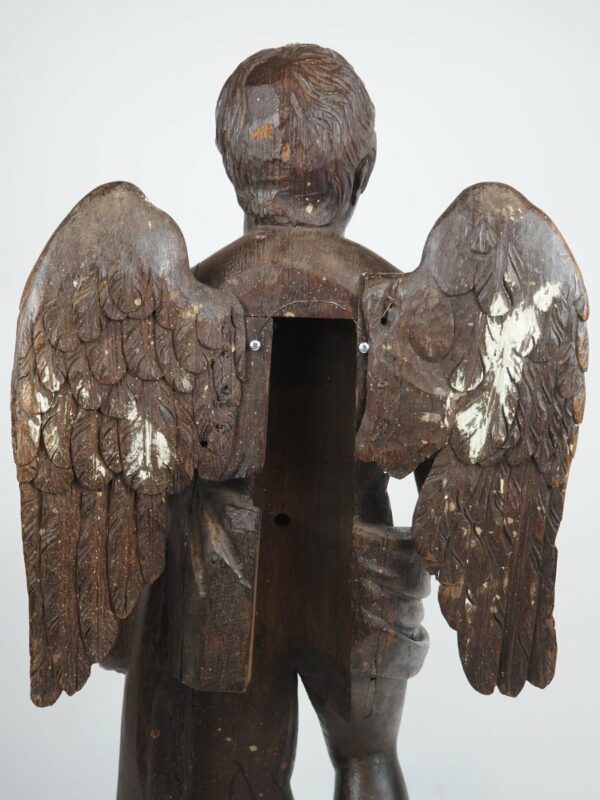 Wooden sculpture putto - Antique from Dullaert Antiques
