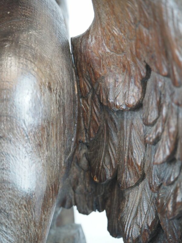 Wooden sculpture putto - Antique from Dullaert Antiques