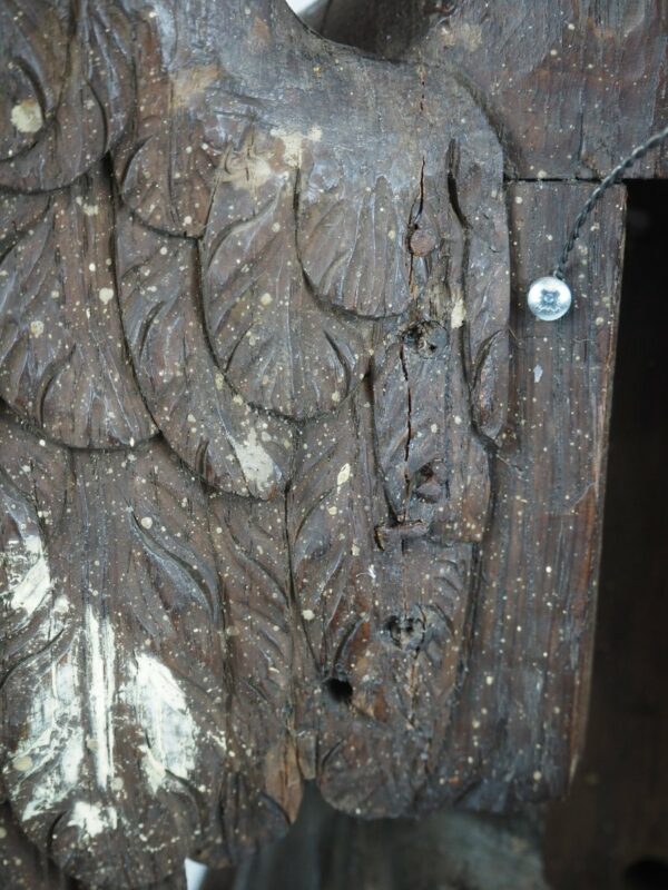Wooden sculpture putto - Antique from Dullaert Antiques