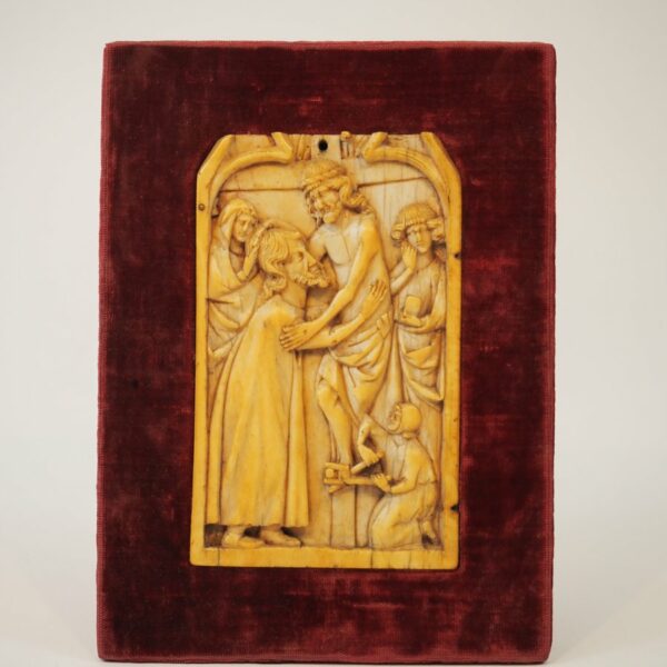 Ivory relief Descent from the Cross - Antique from Dullaert Antiques