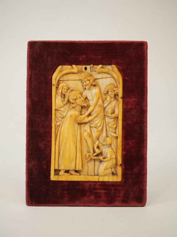 Ivory relief Descent from the Cross - Antique from Dullaert Antiques